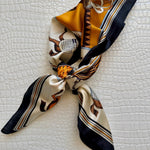 Chic Accent Scarf In Yellow - Infinity Raine