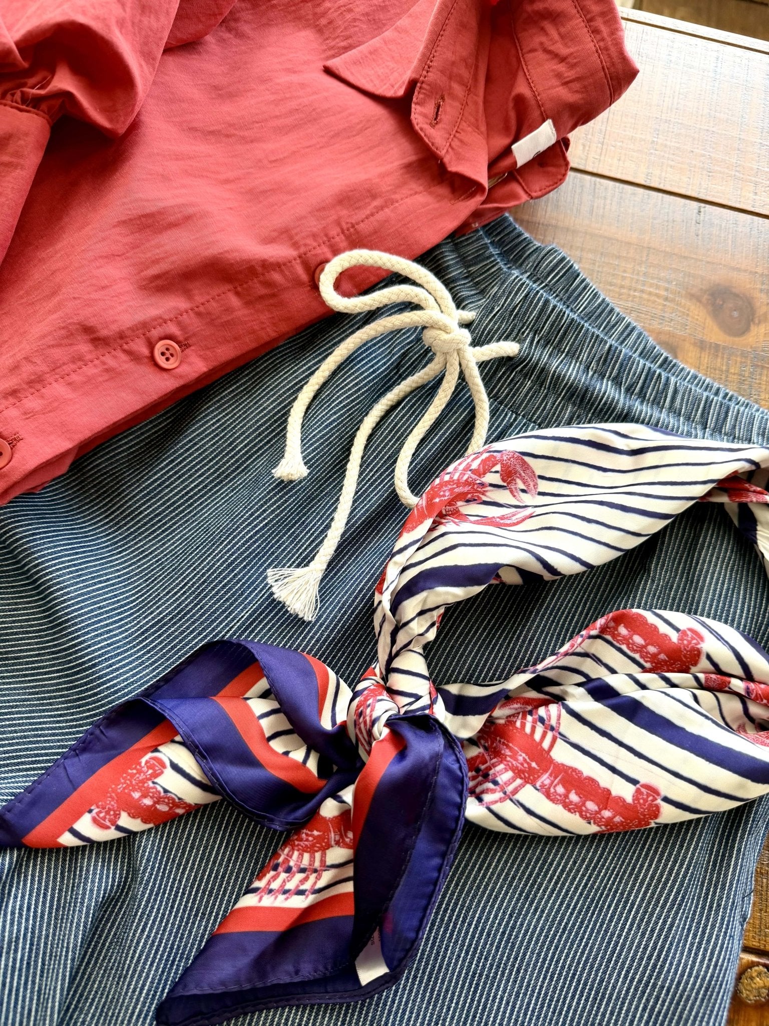Chic Accent Scarf - Summer At Sea - Infinity Raine