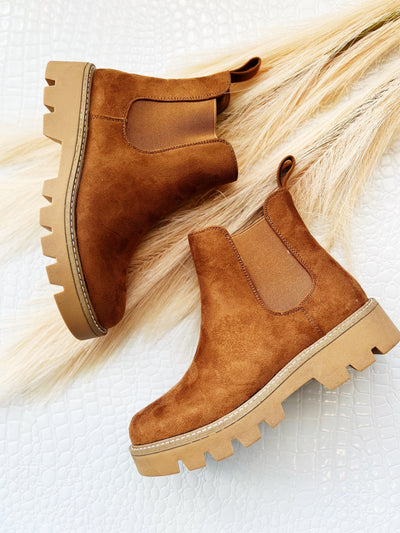 Chinese Laundry Piper Bootie-Tan - Infinity Raine