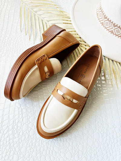 Chinese Laundry Porter Causal Loafer-Bone/Camel - Infinity Raine