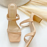 Chinese Laundry Yaya Smooth Heels-Nude - Infinity Raine