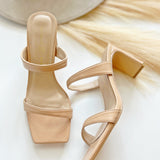 Chinese Laundry Yaya Smooth Heels In Nude - Infinity Raine