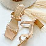 Chinese Laundry Yaya Smooth Heels In Nude - Infinity Raine