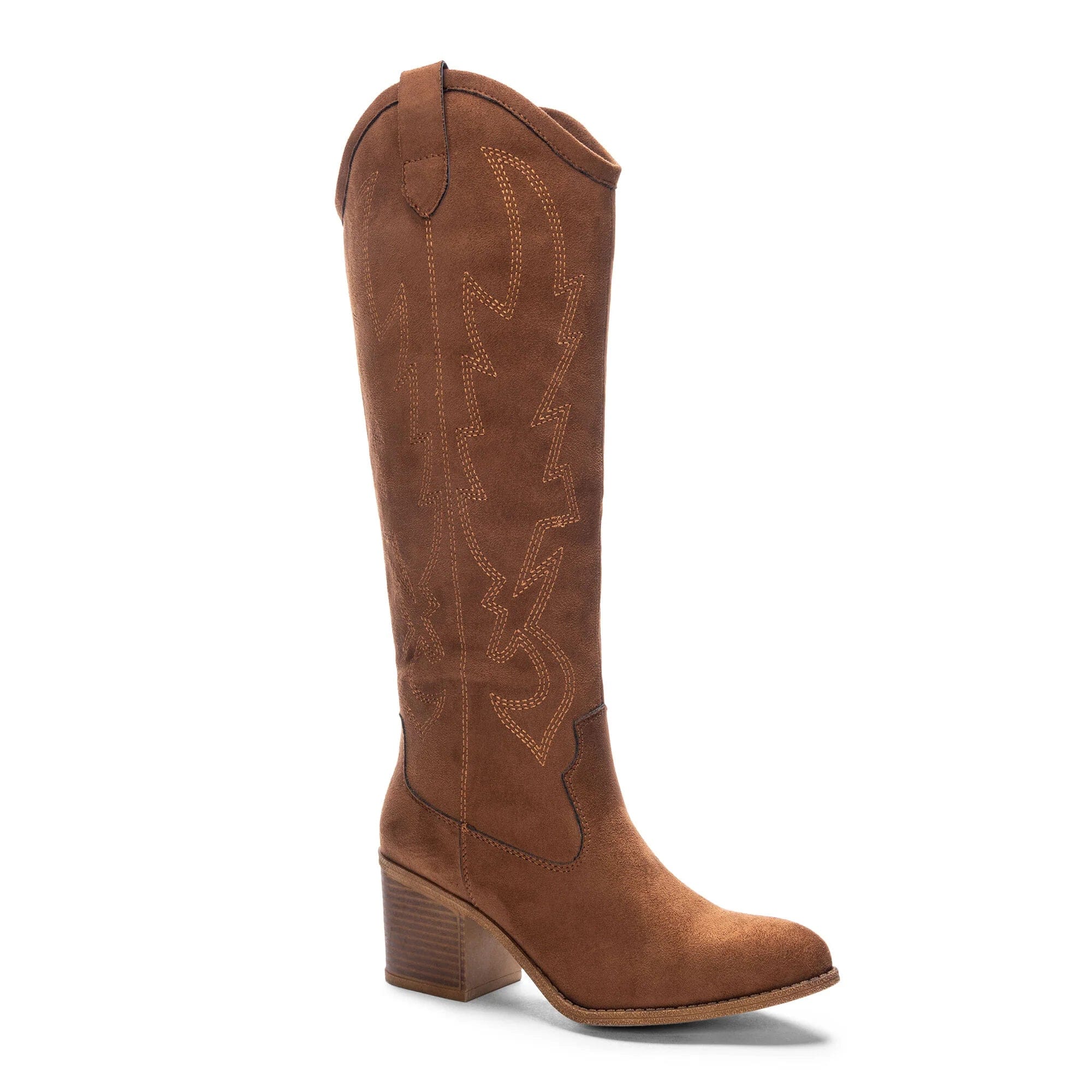 Dirty Laundry Upwind Western Boot-Brown Suede - Infinity Raine