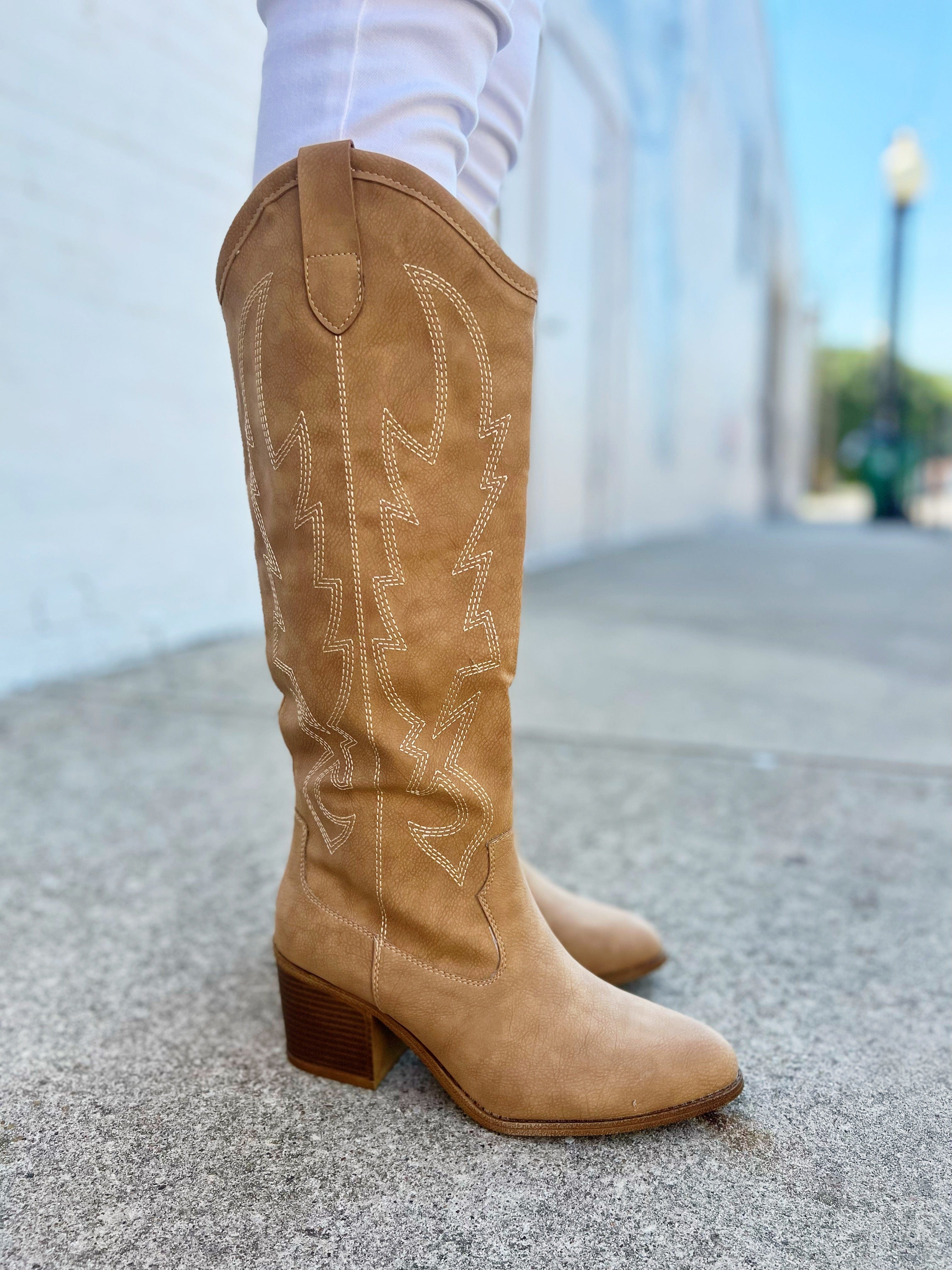 Dirty Laundry By Chinese Laundry Upwind Boot-Camel - Infinity Raine