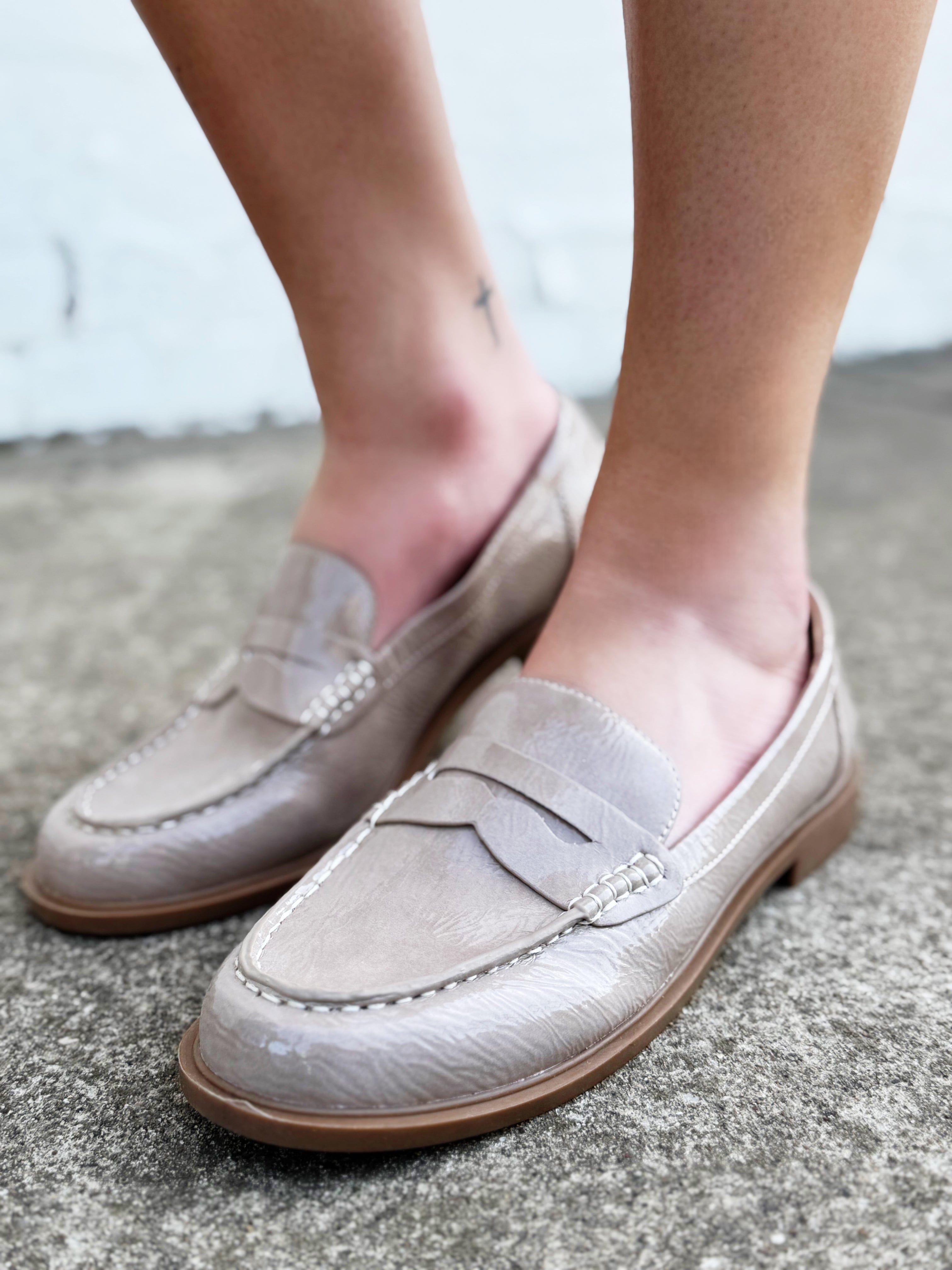 Chinese Laundry Beloved Patent Loafer In Nude - Infinity Raine