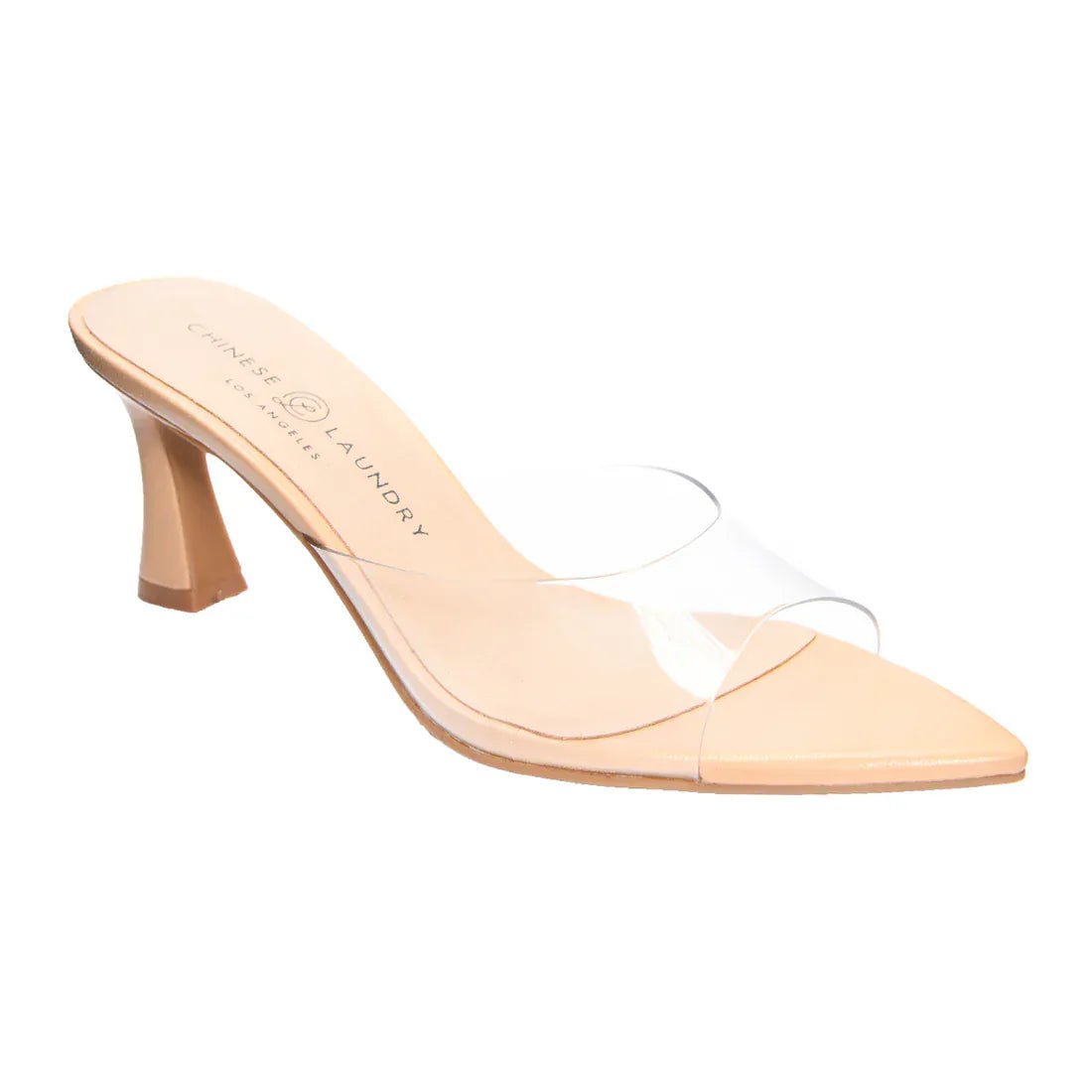 Chinese Laundry Yarah Heel In Clear - Infinity Raine