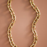 Chunky Chain Link Necklace In Gold - Infinity Raine