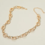 Chunky Textured Link Chain Necklace - Infinity Raine