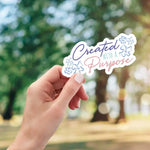 Created With A purpose Sticker - Infinity Raine