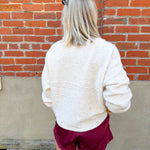Collared Button Down Cardigan Sweater In H Beige - Infinity Raine