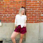 Collared Button Down Cardigan Sweater In H Beige - Infinity Raine