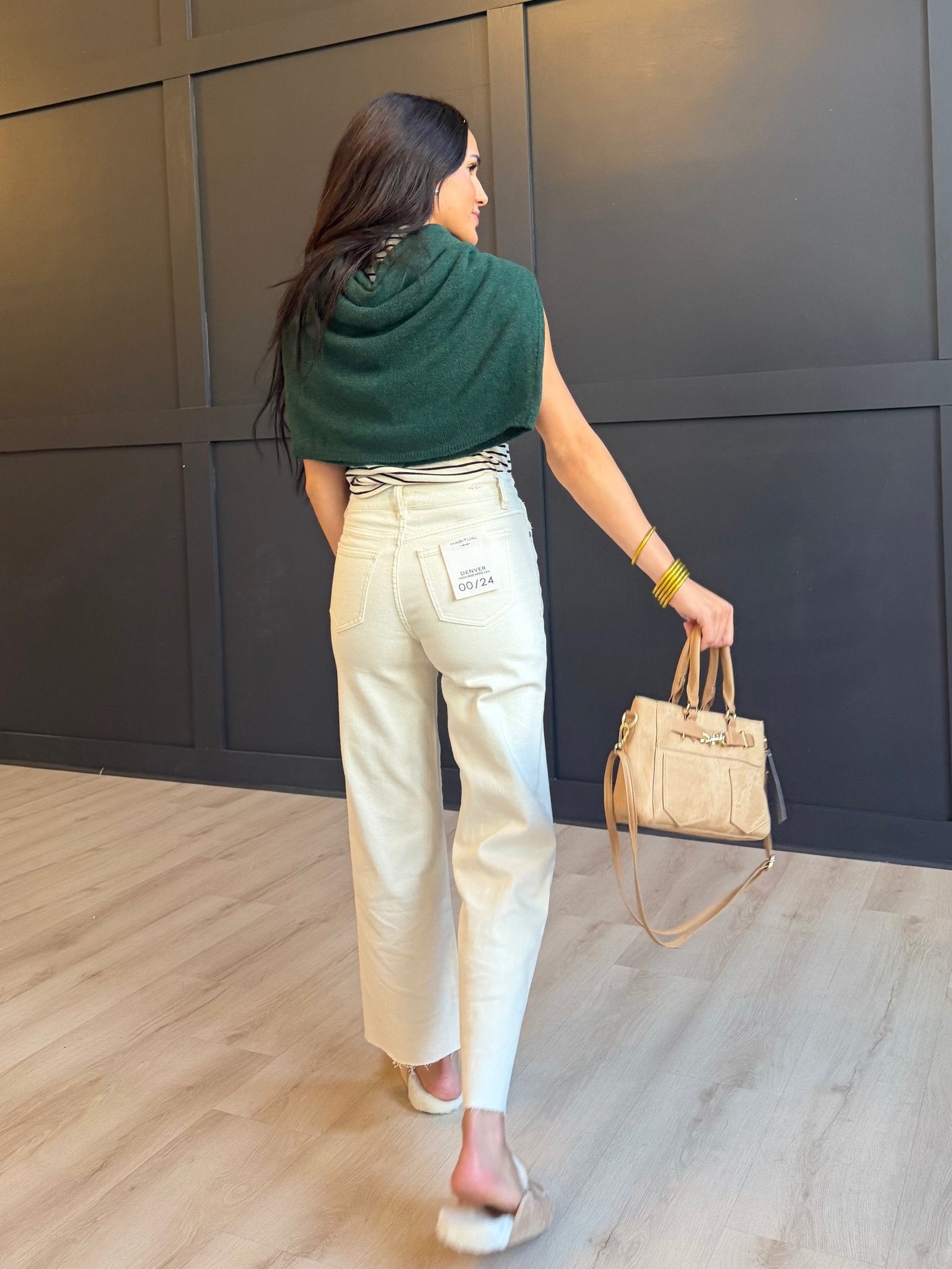 Collared Button Down Cardigan Sweater in Hunter Green - Infinity Raine