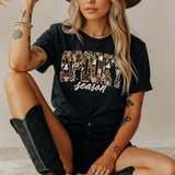 Spooky Season Graphic Tee In Black - Infinity Raine