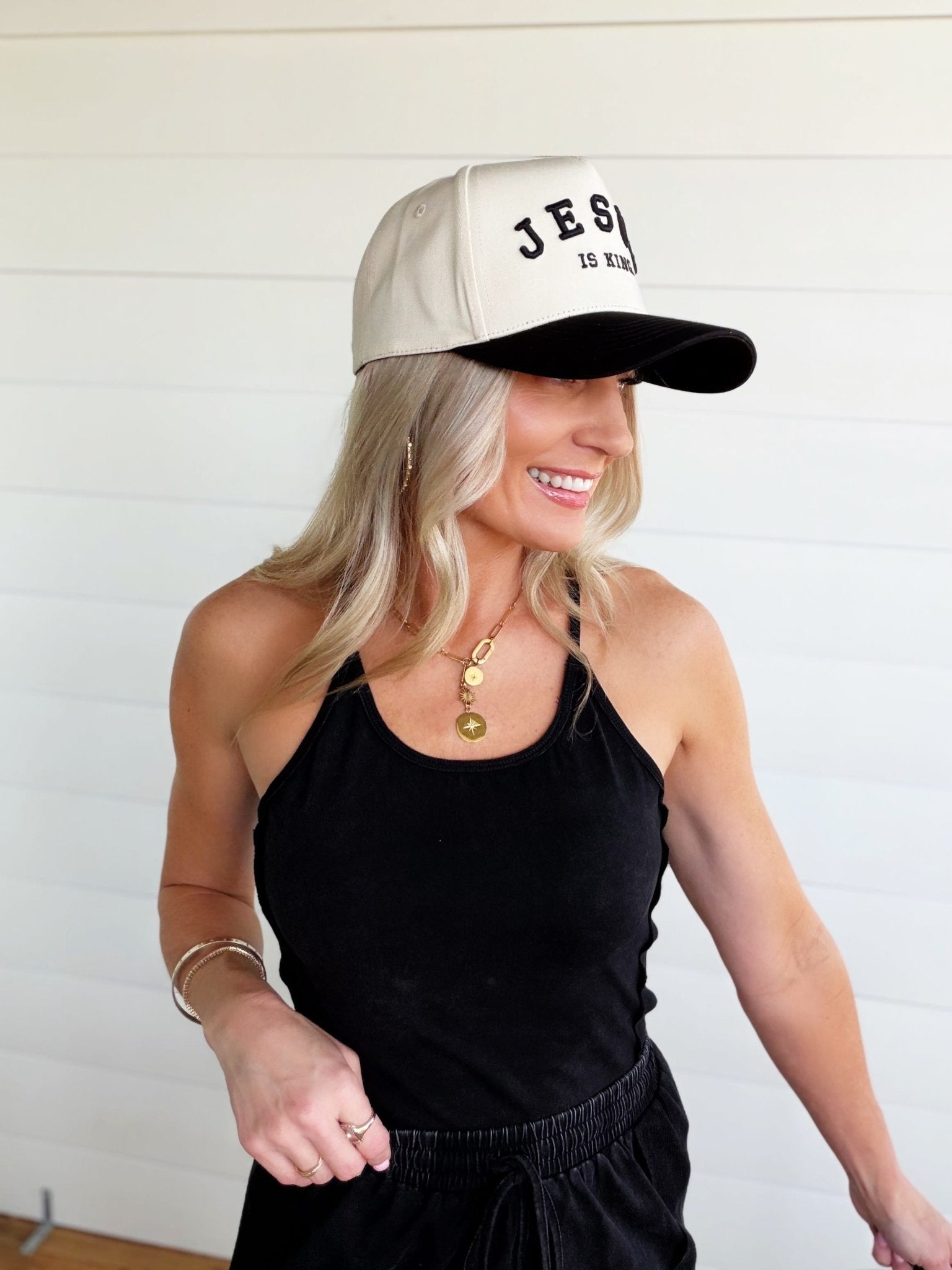 Contrast Side Panel Sleeveless Top In Ash Black – Infinity Raine