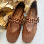 Corkys All Eyes ON Me Camel Faux Suede Flat - Infinity Raine