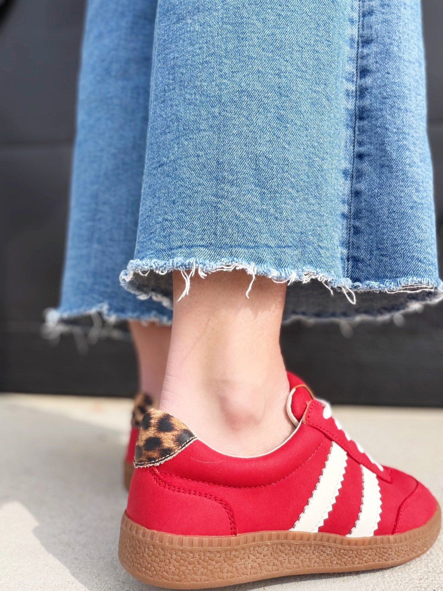 Corkys' Heads Up Sneakers In Red - Infinity Raine