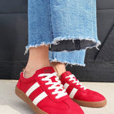 Corkys' Heads Up Sneakers In Red - Infinity Raine