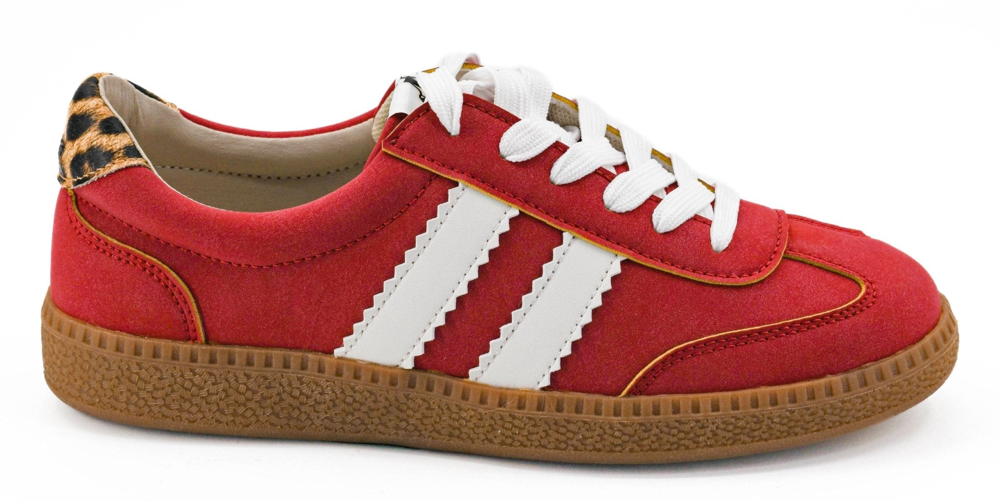 Corkys' Heads Up Sneakers In Red - Infinity Raine