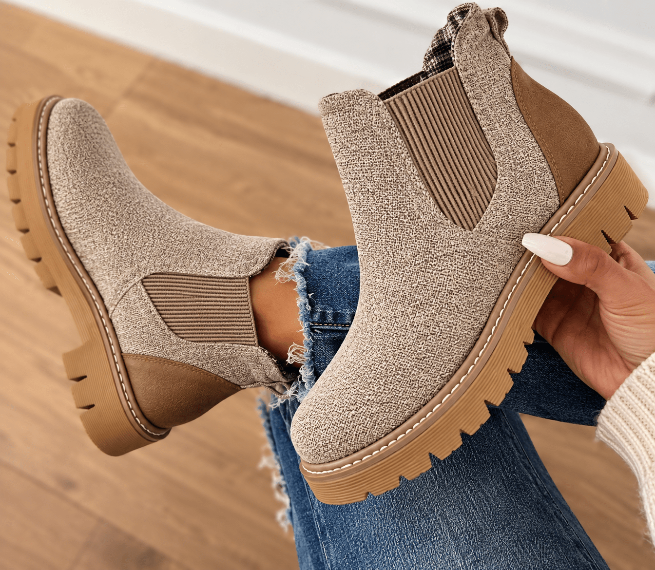 Corkys Its Chilly Boot In Sand Combo - Infinity Raine