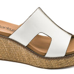 Corky's Kiss N Tell Wedge In White - Infinity Raine