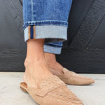 Corkys Mischief Mule In Camel Faux Suede - Infinity Raine