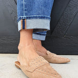 Corkys Mischief Mule In Camel Faux Suede - Infinity Raine