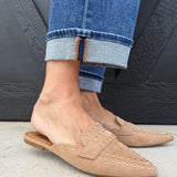 Corkys Mischief Mule In Camel Faux Suede - Infinity Raine