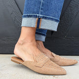 Corkys Mischief Mule In Camel Faux Suede - Infinity Raine