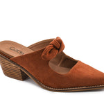 Corkys' Oh Bow She Didn't In Rust Faux Suede - Infinity Raine