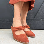 Corkys' Oh Bow She Didn't In Rust Faux Suede - Infinity Raine