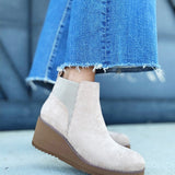 Corkys Apple Sauced Wedge Bootie In Sand - Infinity Raine