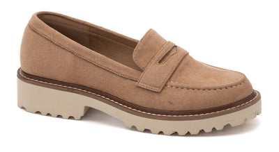Corkys Boost Suede Loafers-Sand - Infinity Raine