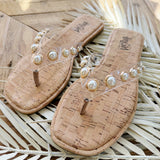 Corkys Jump In Pearl Flip Flop In Clear - Infinity Raine