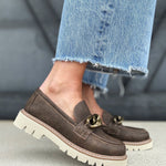 Corkys Not Literally Loafers In Chocolate - Infinity Raine