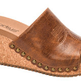 CORKY'S Saddle Up Wedges In Saddle - Infinity Raine