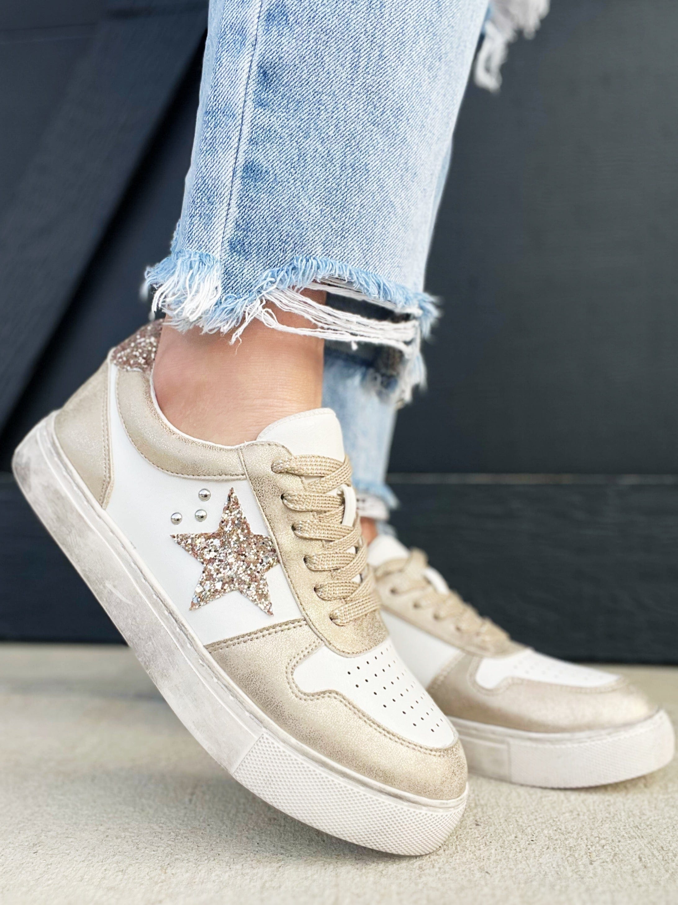 shu shop paris sneakers | gold