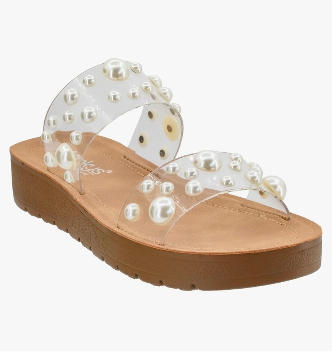 Corkys Bad Romance Sandals In Clear - Infinity Raine