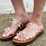 Corkys Bad Romance Sandals In Clear - Infinity Raine