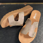 Corkys Hold Please Sandals In Bronze - Infinity Raine