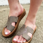 Corkys Hold Please Sandals In Bronze - Infinity Raine