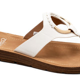 Corkys Ring My Bell Sandals In White - Infinity Raine
