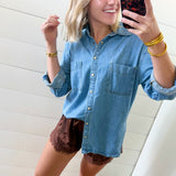 Crinckled Satin Lace Hem Shorts In Brown - Infinity Raine