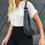 Cuore Accessories Bags - Purses & Handbags Kelly Braided Shoulder Bag In Black 78892022
