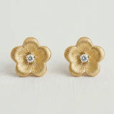 Floral Design Gemstone Drop Earrings - Infinity Raine