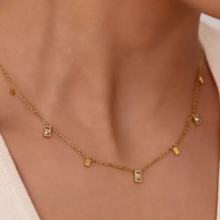 Dainty Charm Necklace In Gold - Infinity Raine