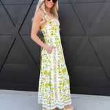Dandelion Dreams Tube Maxi Dress In White - Infinity Raine