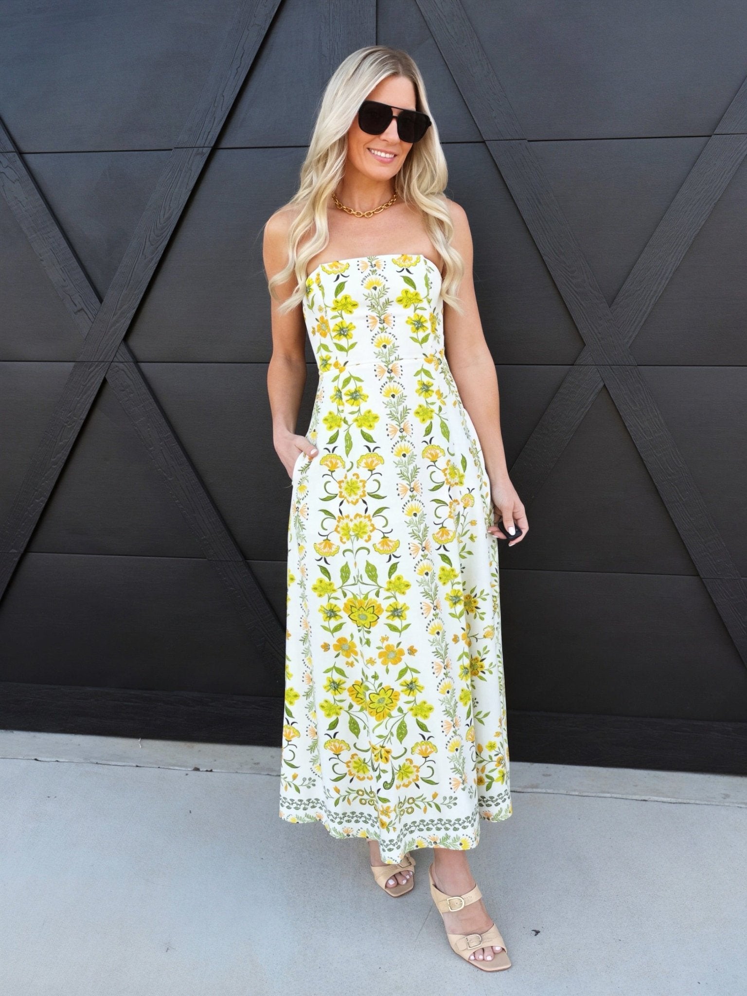 slim fit dress slacks Yellow Knit Rib Tube Maxi Dress – Kute and Komfi