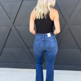 Dark Pencil Leg Jean - Infinity Raine