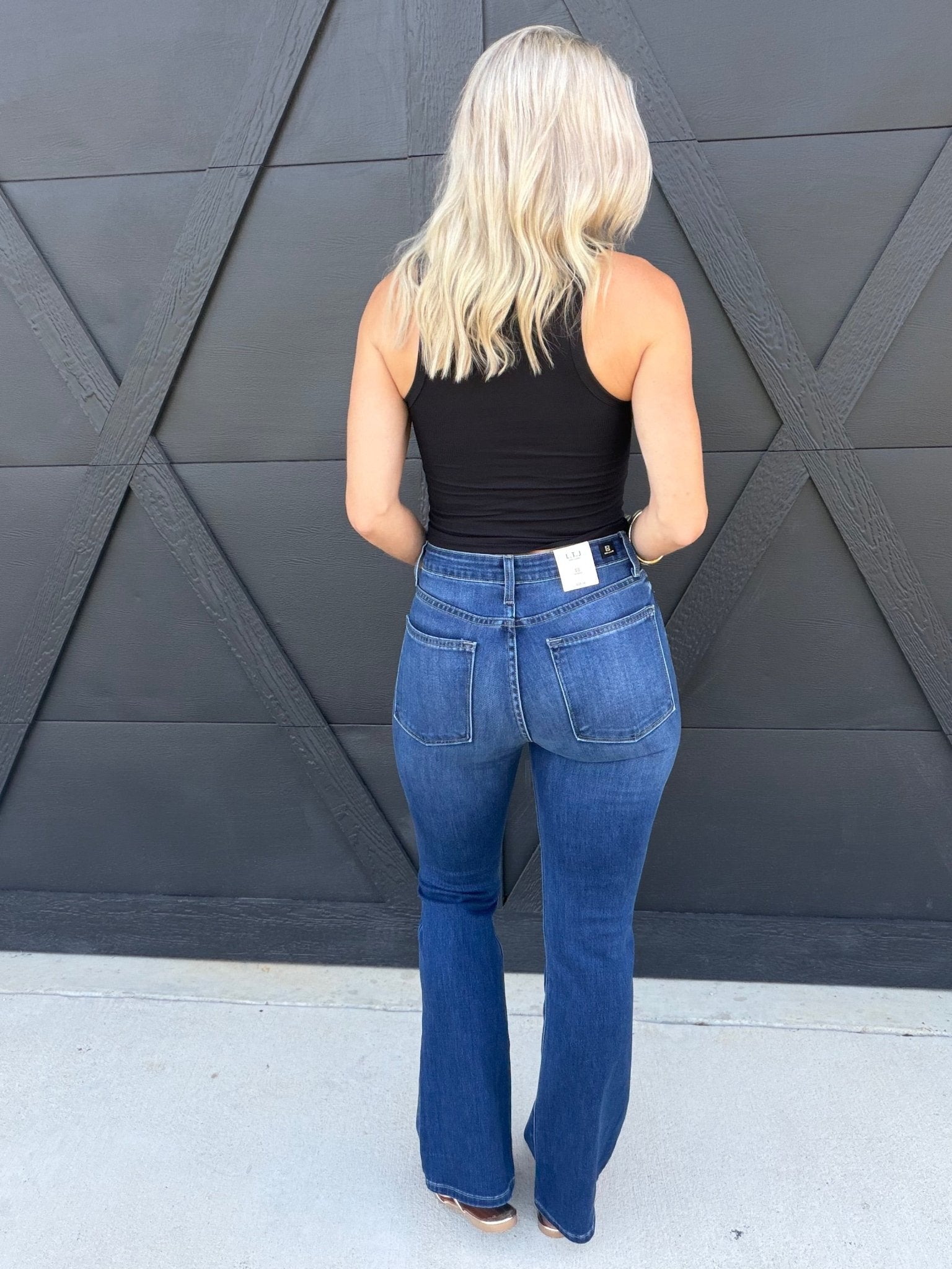 Dark Pencil Leg Jean - Infinity Raine